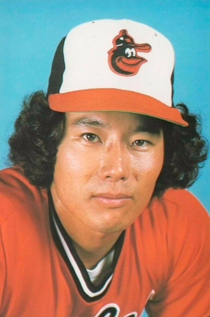 Lenn Sakata photograph from a 1980 Baltimore Orioles Photocards set. Courtesy of Wikimedia Commons. https_commons.wikimedia